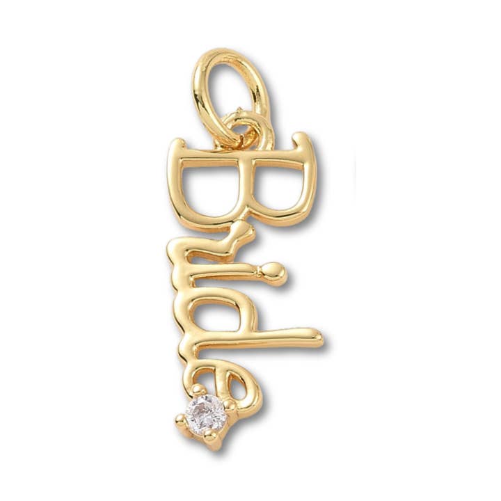 Love, Paige Designs – Großhandel Individueller Charm/Anhänger – Braut Goldanhänger0