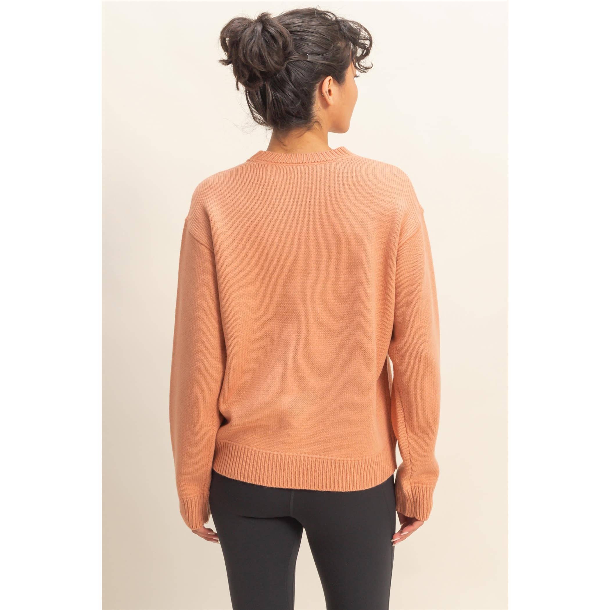 HYFVE - Wholesale Knit Sweater - Women's - Crew Neck Sweater12