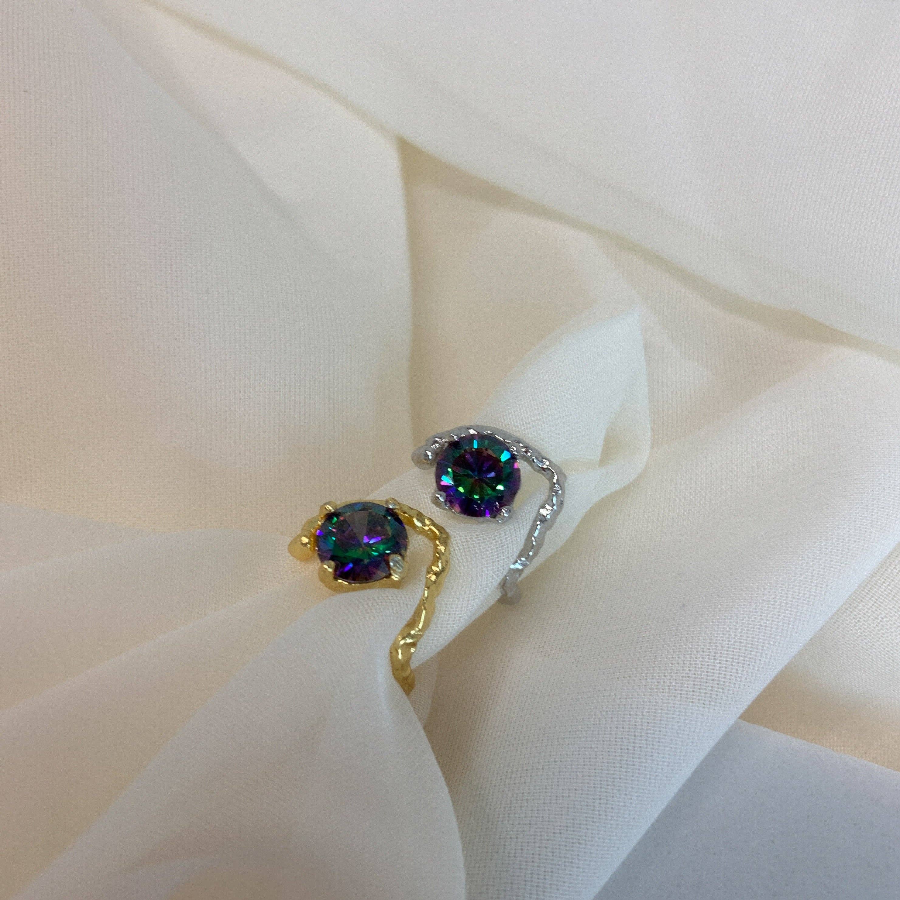Love Local Jewelry - Vendita all'ingrosso Anelli cocktail/statement - Anello Alea con pietra Alexandrite12