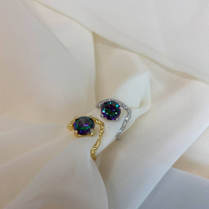 Love Local Jewelry - Vendita all'ingrosso Anelli cocktail/statement - Anello Alea con pietra Alexandrite12