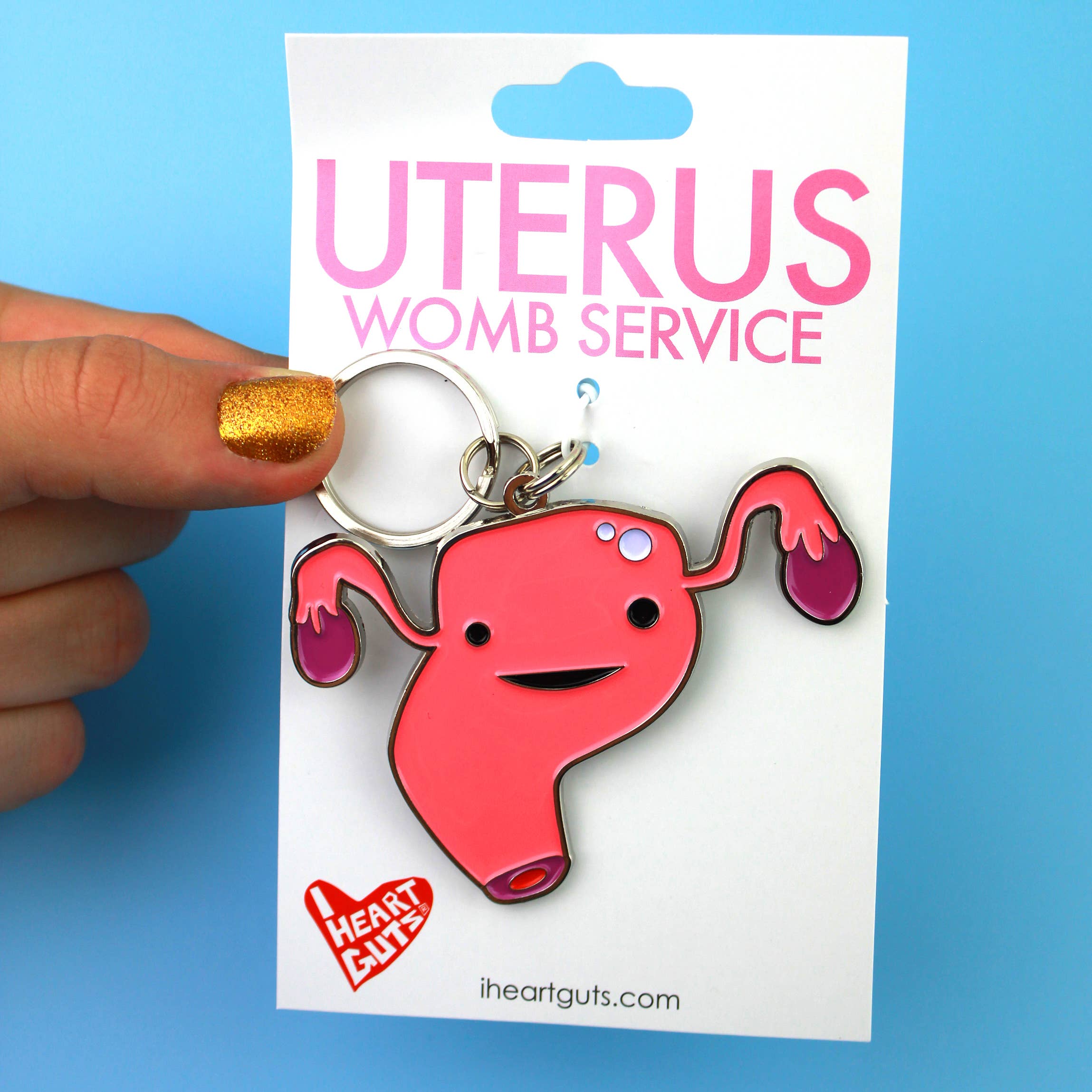 I Heart Guts | Organ Plushies Wholesale - Wholesale Keychain - Women's - Uterus Keychain - Womb Service7