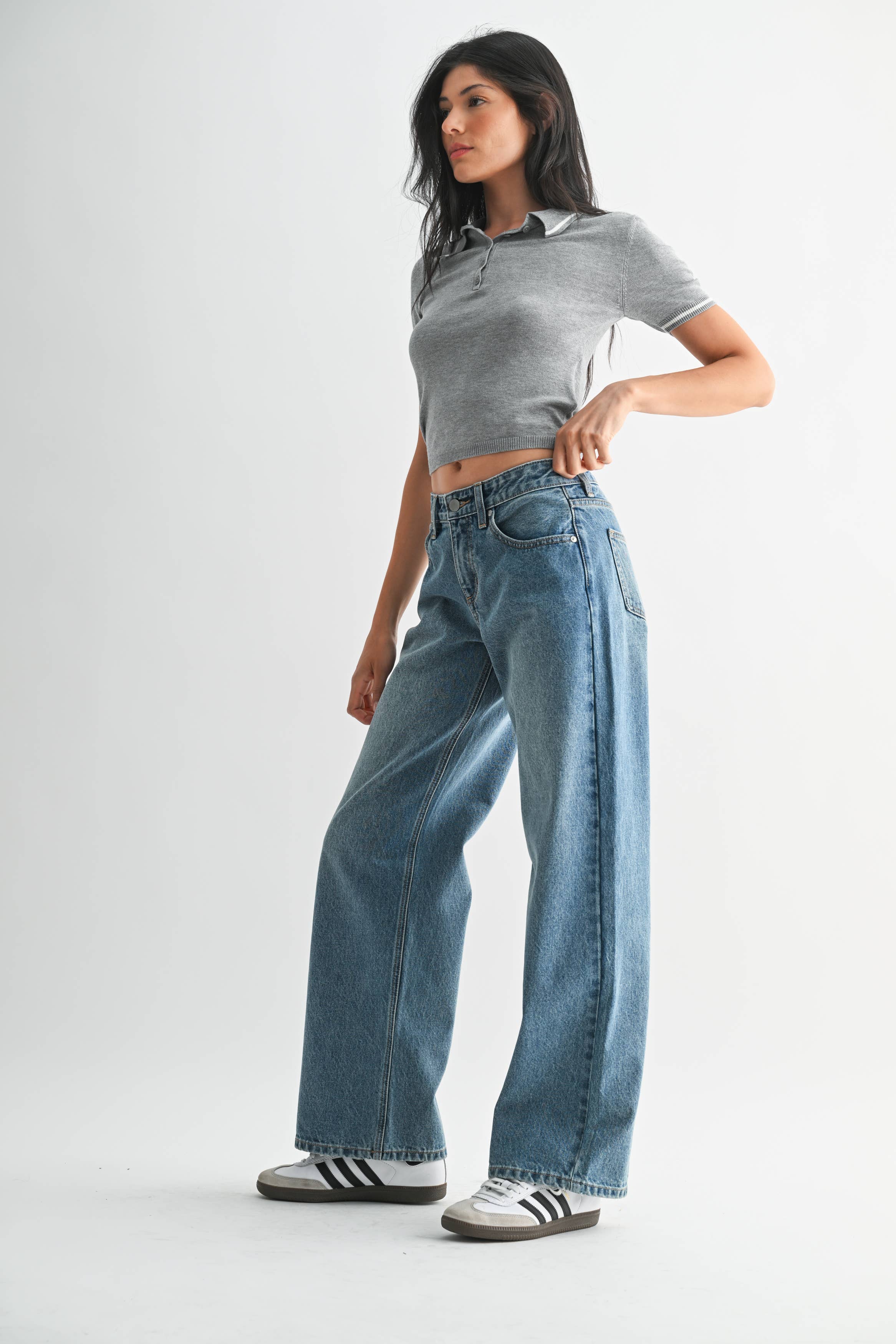 JBD - Wholesale Jeans - Women's - DP801N - MD - Baggy Wide Leg2