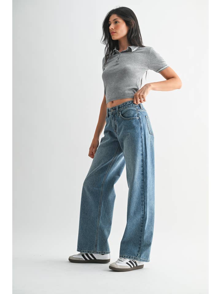 JBD - Wholesale Jeans - Women's - DP801N - MD - Baggy Wide Leg2