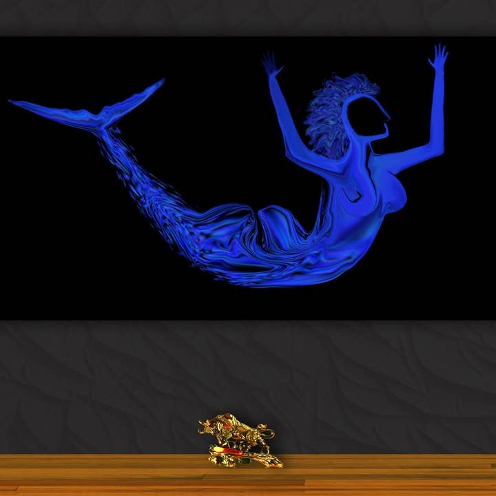 Jailed Mermaid – Digital Canvas Wall H.K. by H.K. Heshan for wholesale by Cmart