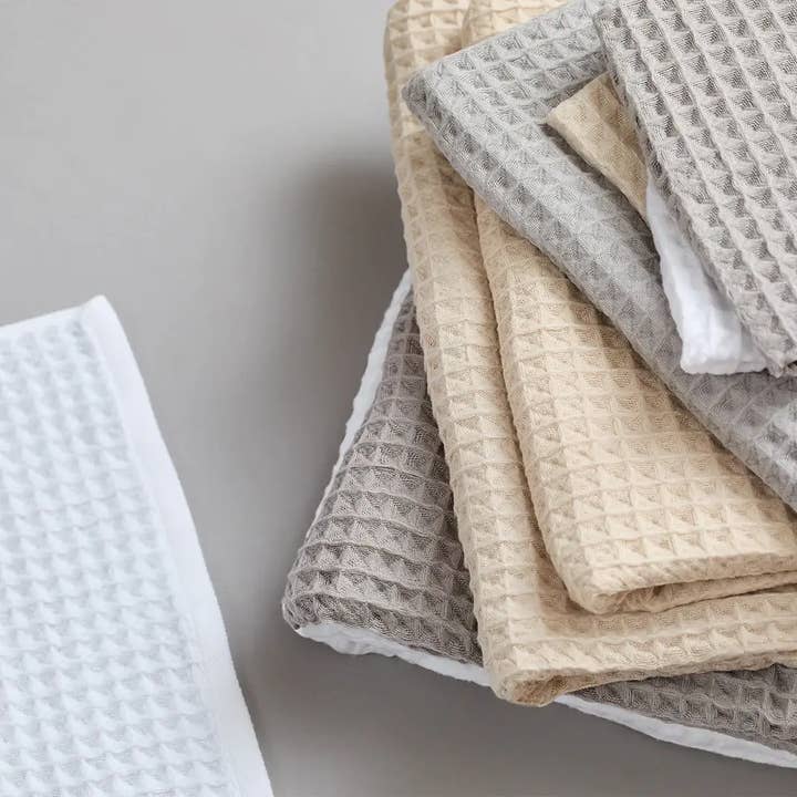 UCHINO - Wholesale Bath Towel - UCHINO Air Waffle Towel - Gray