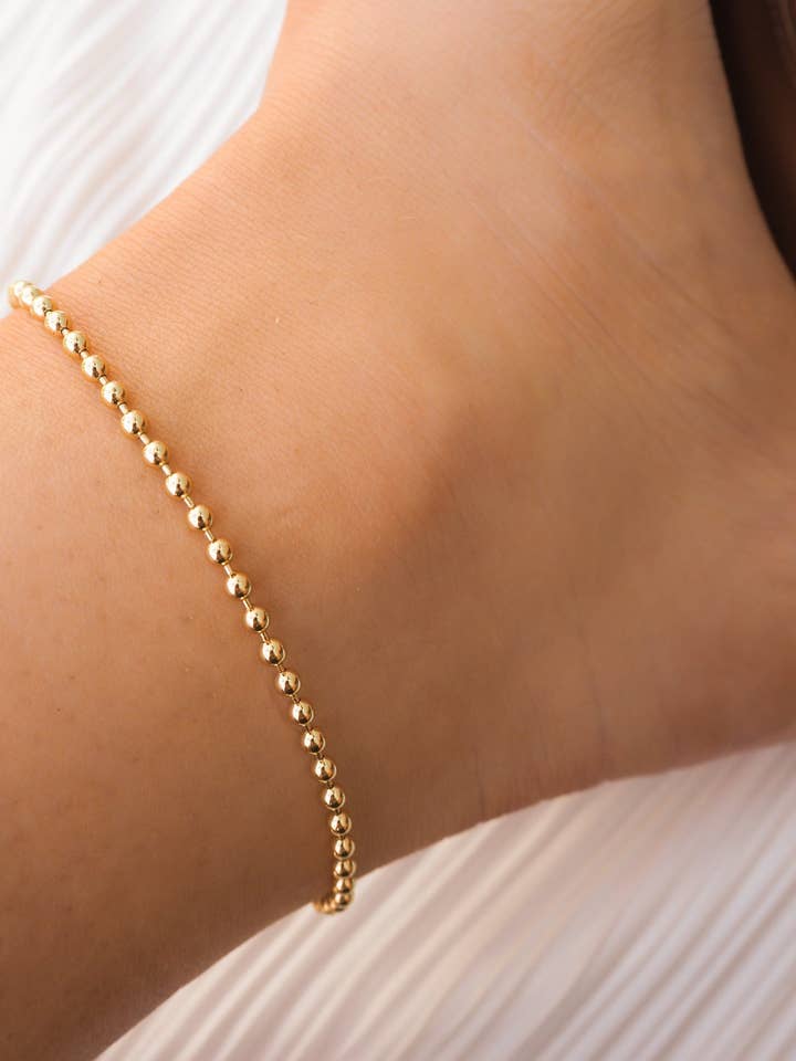 Zoe Ankelkæde for engroshandel hos JacqMaria Jewelry