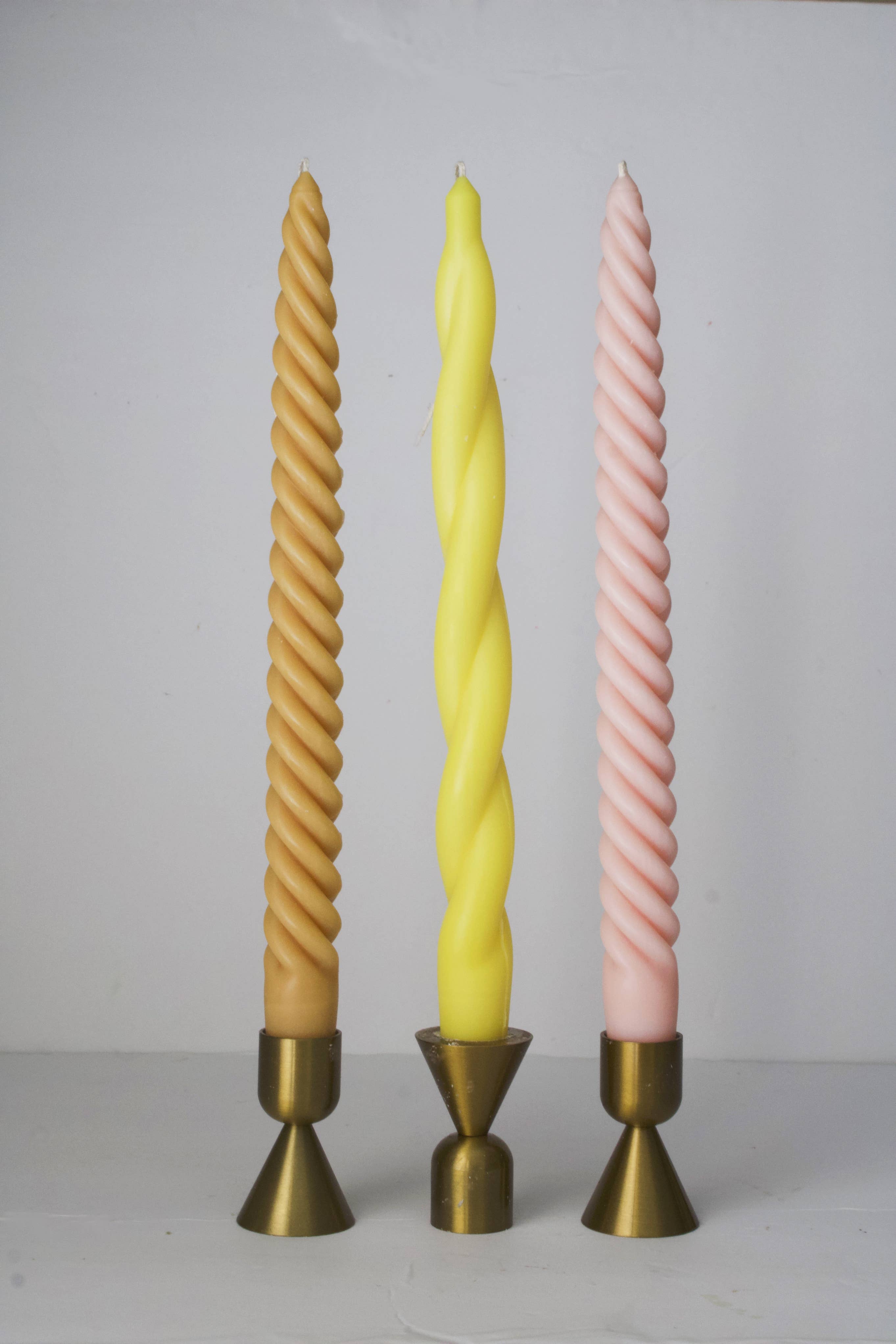 MarneyAsh - Wholesale Tapered Candle/Candlestick - Spiral Taper Candlesticks, Modern Soy Beeswax Taper Candles7