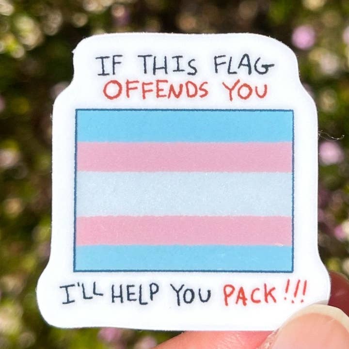 Se Esta Bandeira Ofende o Adesivo por atacado de Cool Art Corner