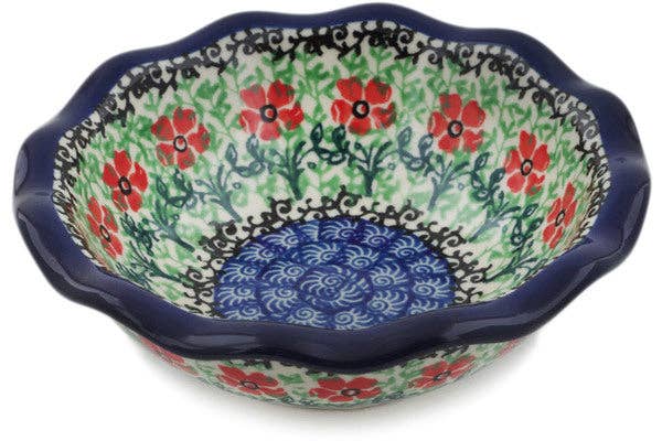 Polmedia Polish Pottery - Wholesale Bowl - Bowl 5" Maraschino Theme0