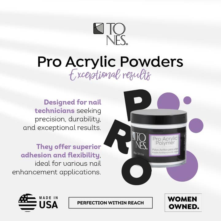 Tones Acrylics | Gels | Nail Art | Nail Tools & Accessories - Wholesale Nailcare Set - Royal Pink Powder | Pro Acrylic Powder | Acrylic Nails7