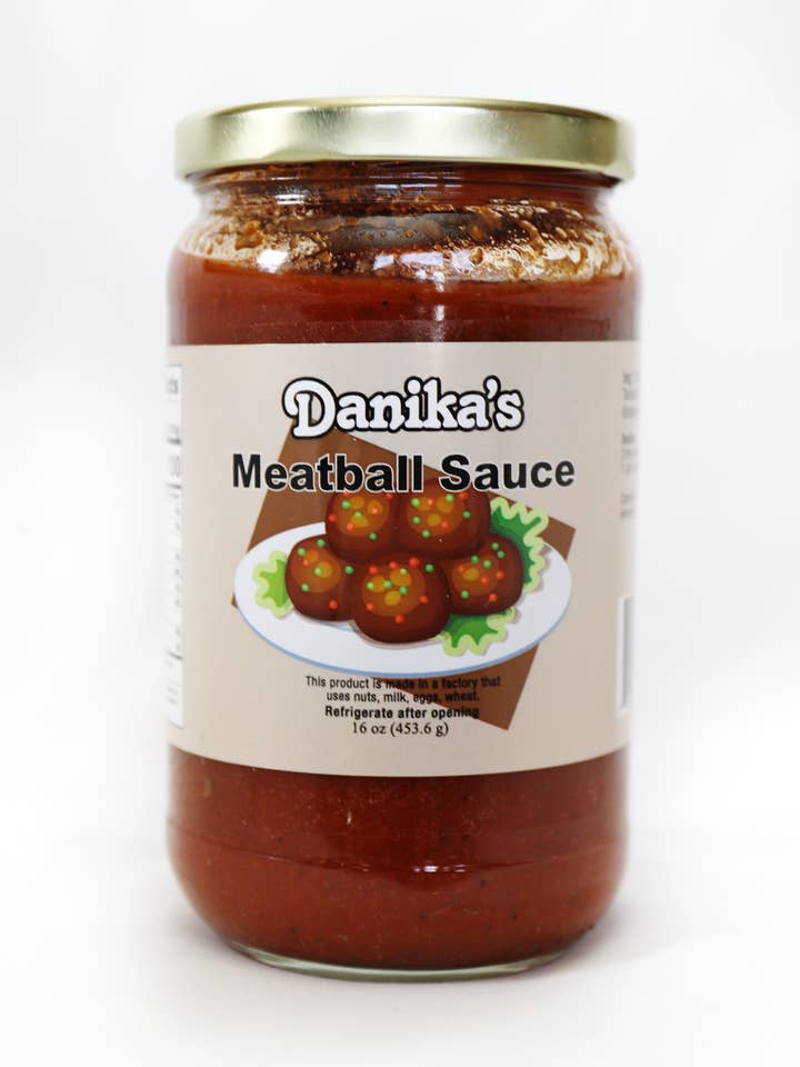 Danika's Meatball Sauce for wholesale by Danika's