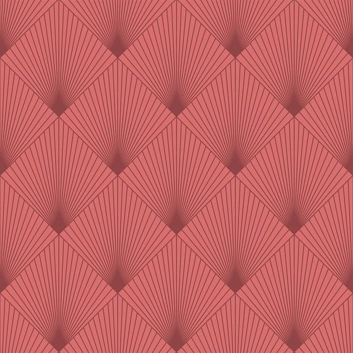 Uplift - Papier peint rouge pour la vente par Detroit Wallpaper Co.