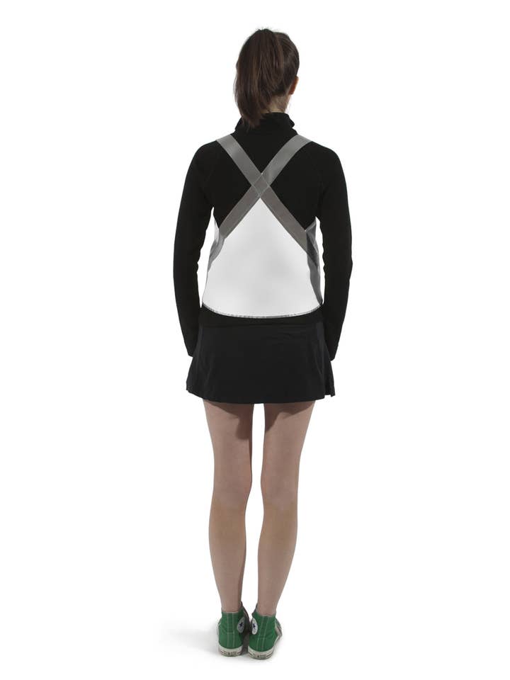 Vespertine NYC - Wholesale Safety vest – Unisex - The Vespert Reflective Vest, Eco White5