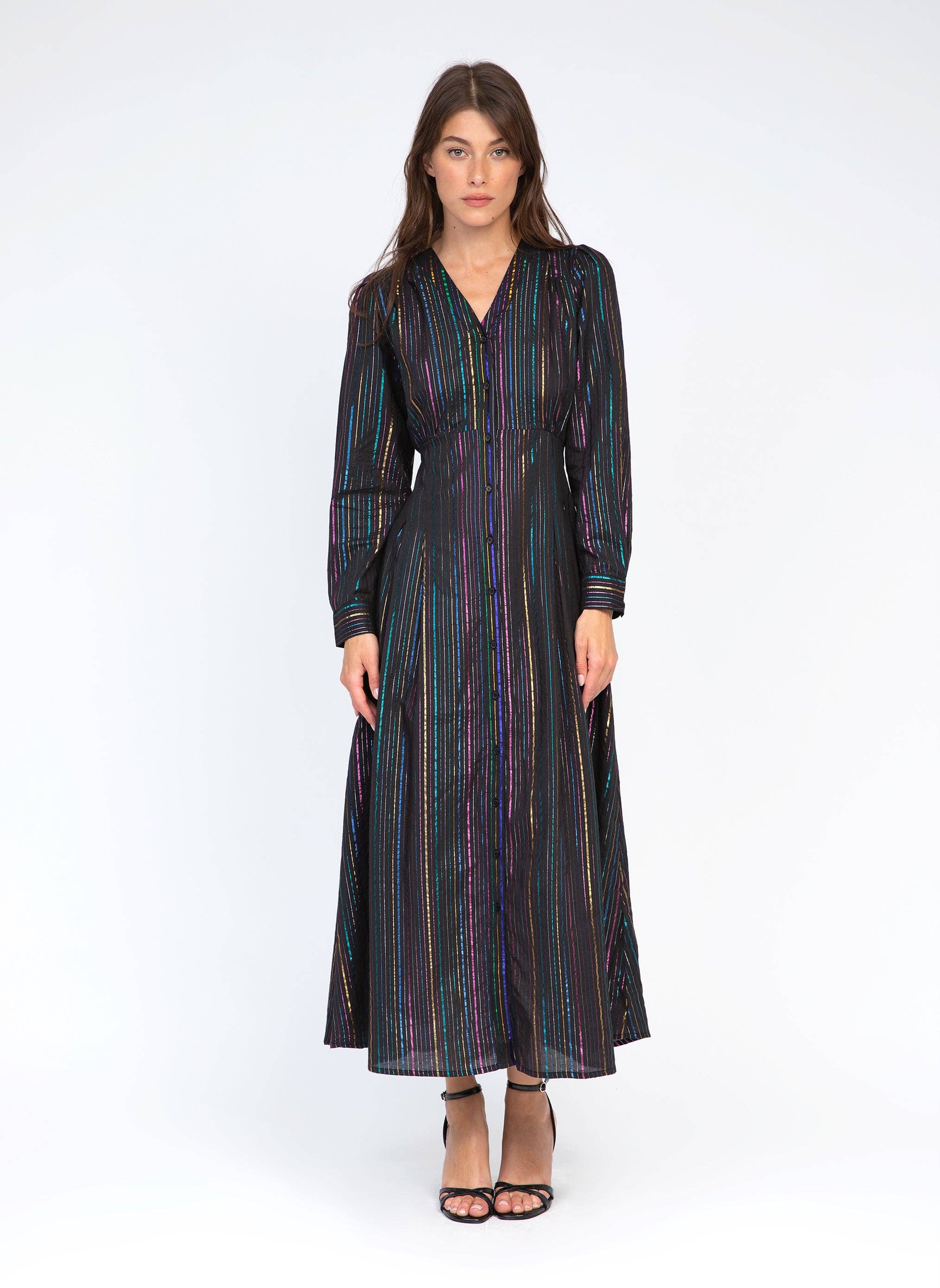 An'ge - Vendita all'ingrosso Vestito - Donna - Abito lungo OZANE nero0