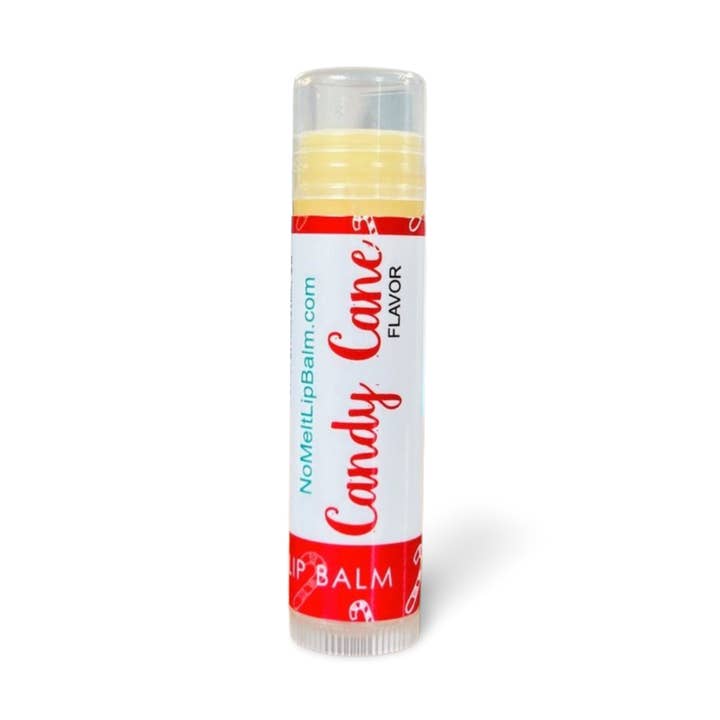 NO-MELT LIP BALM - Wholesale Lip Balm - Candy Cane No-Melt Lip Balm – 50 Count Bulk Pack0
