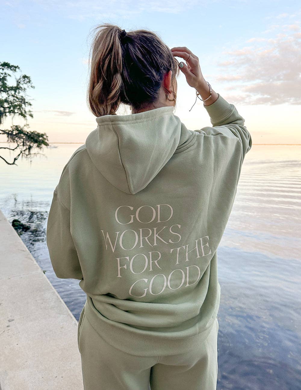 Elevated Faith - Vendita all'ingrosso Felpa con cappuccio - Donna - Felpa con cappuccio unisex God Works for the Good10