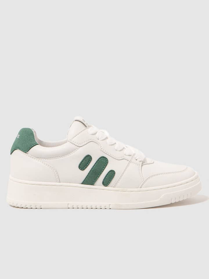 Tênis feminino Rima Lace verde Vegtus por atacado de Vegtus