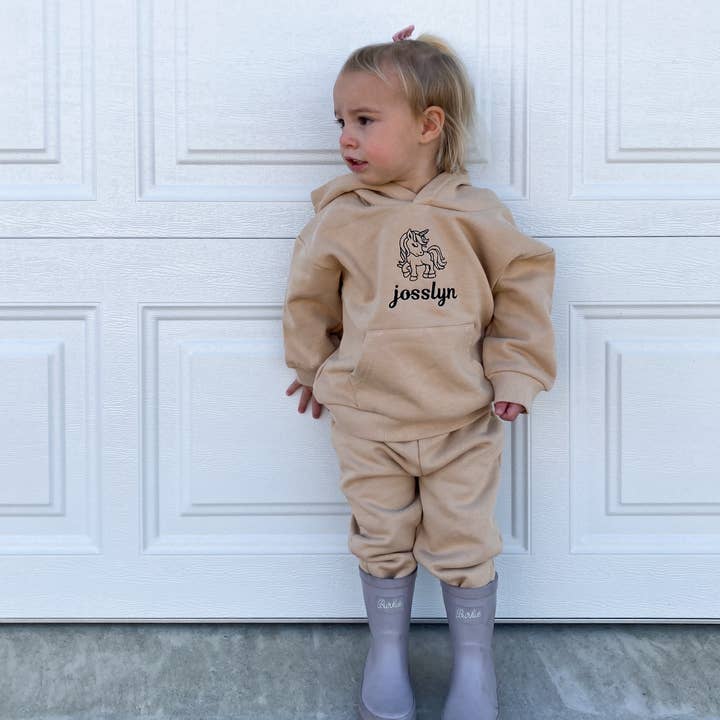 Burkie Baby - Wholesale Top & Pant Set - Baby - Burkie Baby Fleece Hooded Sweat Suit