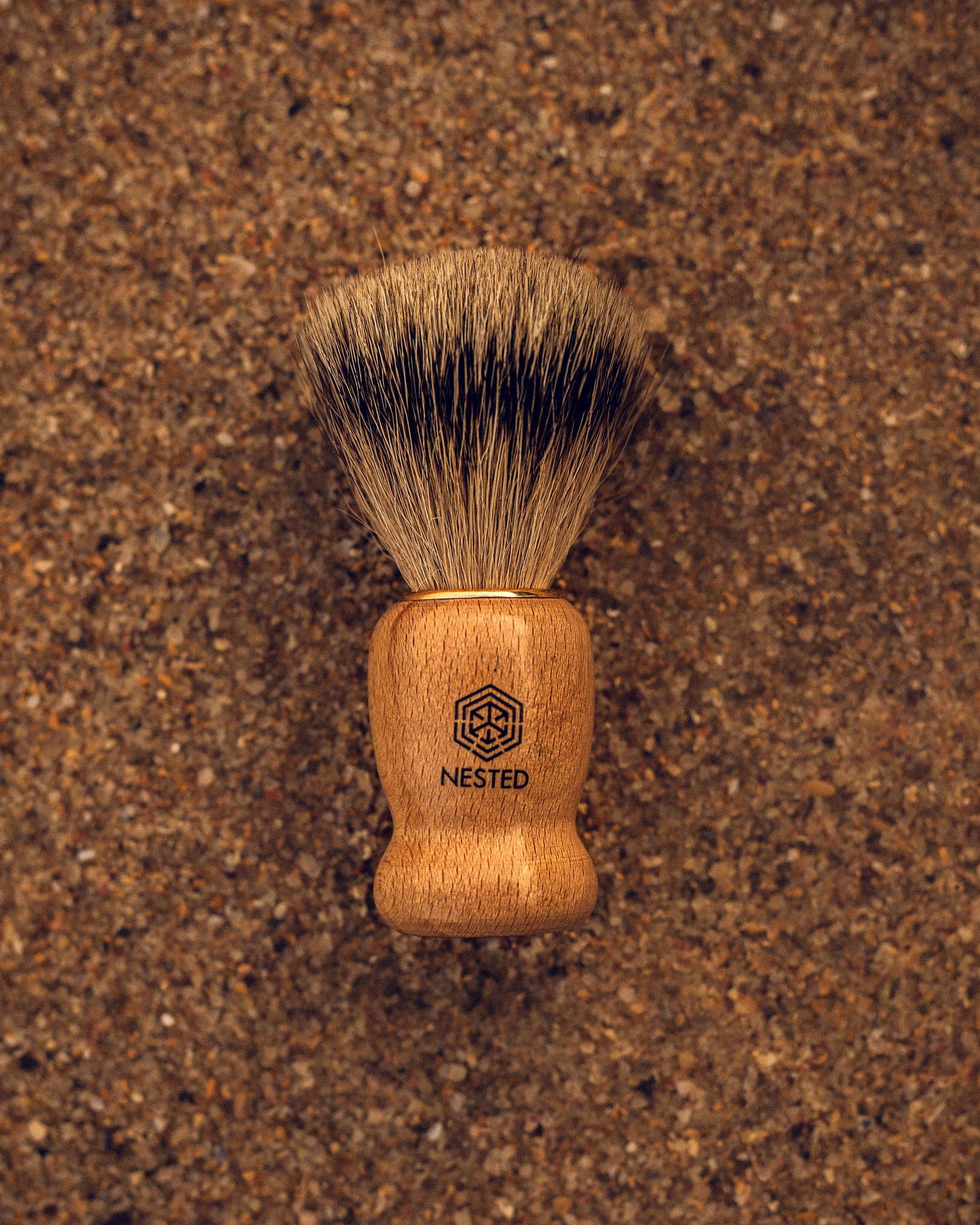 Nested - Wholesale Shave Brush - Men's - Shaving brush with brasuka1