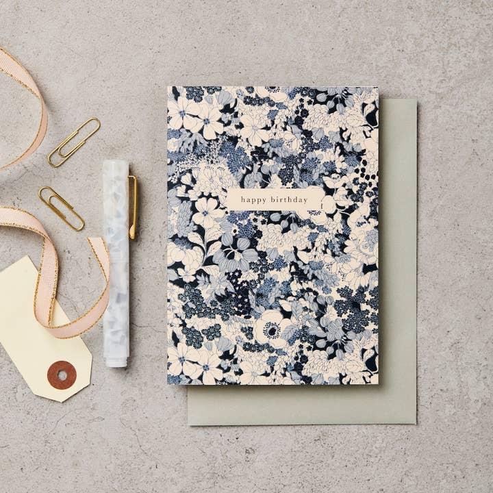 L&L Bloom A6 Birthday Card for wholesale by Katie Leamon