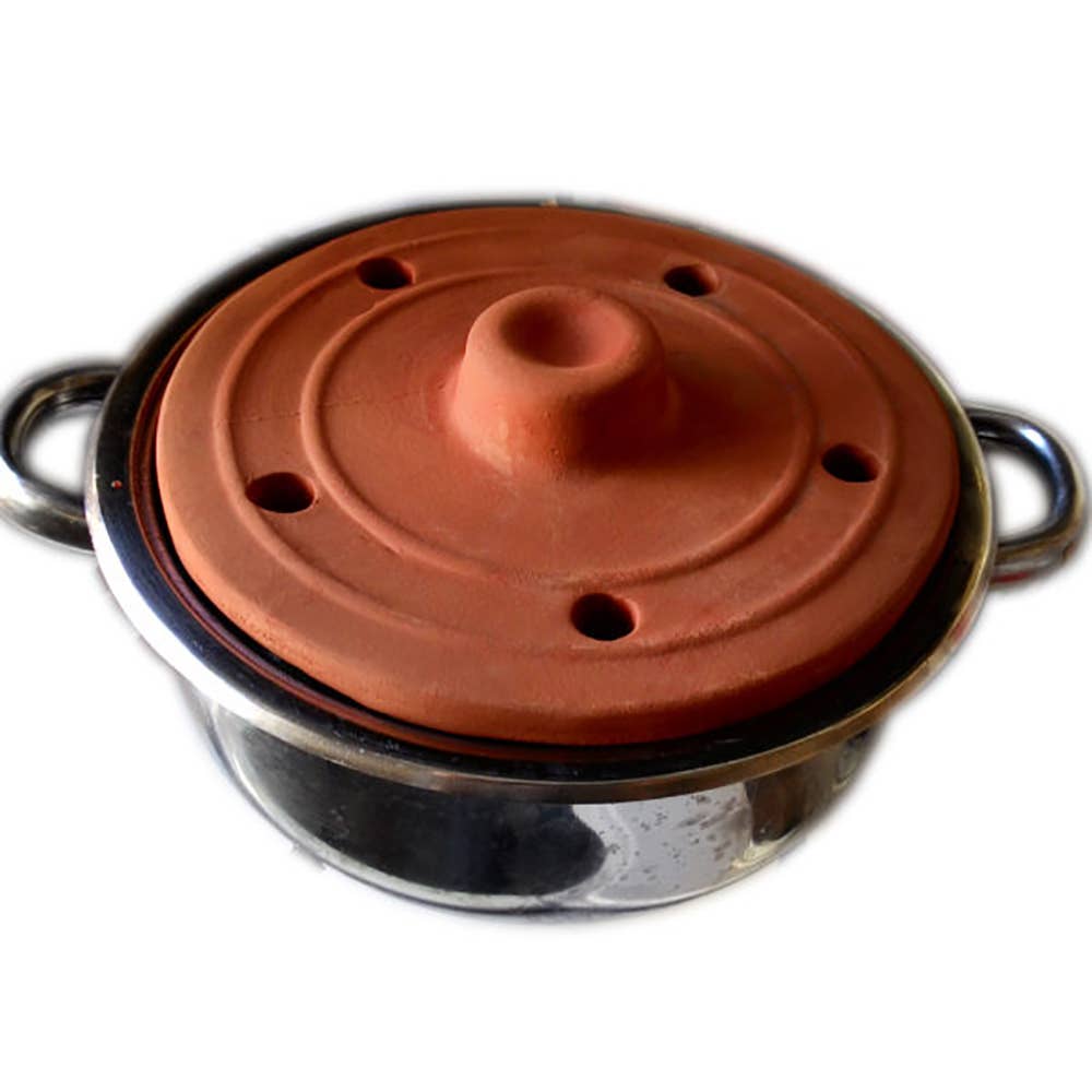 Hakan - Vendita all'ingrosso Utensile/attrezzo da cucina - Coperchio Dolma in terracotta fatto a mano, coperchio arrotolato in foglia d'uva11