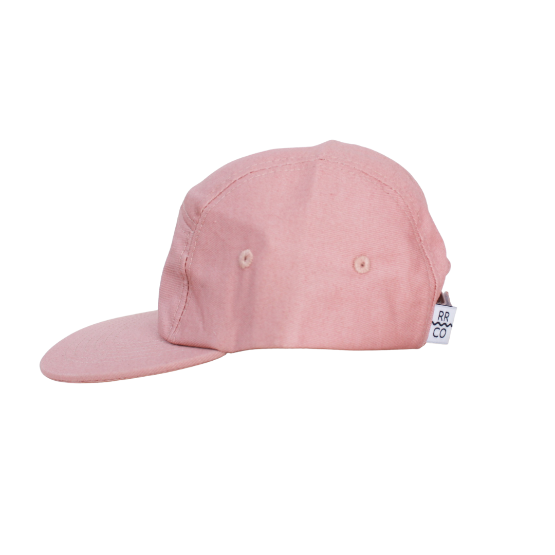 RAD RIVER CO. - Wholesale Baseball Cap - Kids - Cotton Five-Panel Hat in Blush1