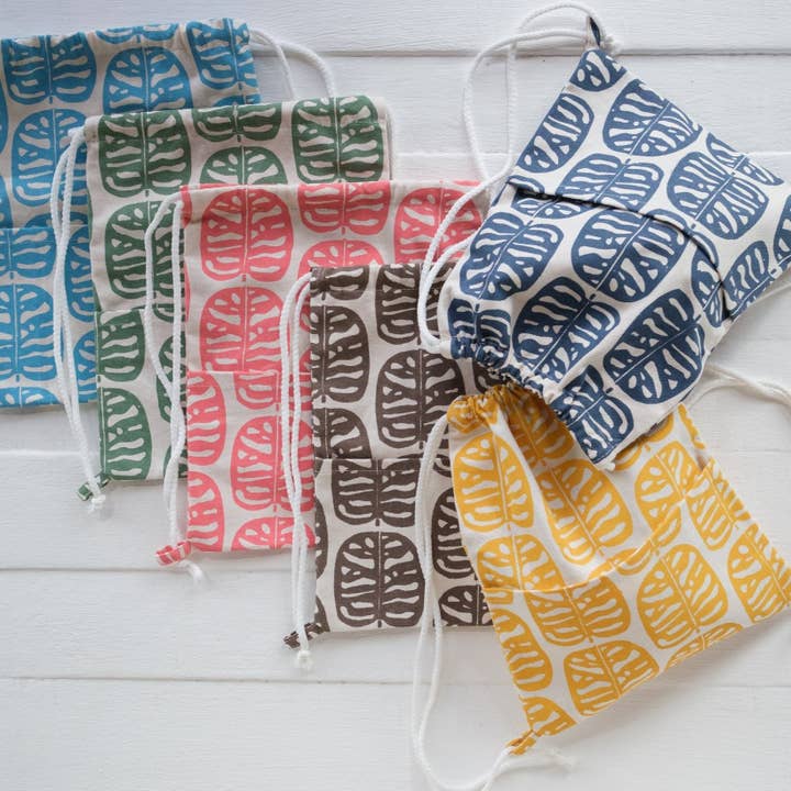 Borsa con coulisse - Barakoto Print per la vendita all'ingrosso da parte di Rise Beyond the Reef