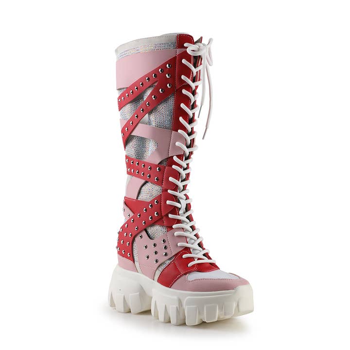 Anthony Wang - Wholesale Boots - Women's - Soursop 07- Hidden Wedge Sneaker Boots