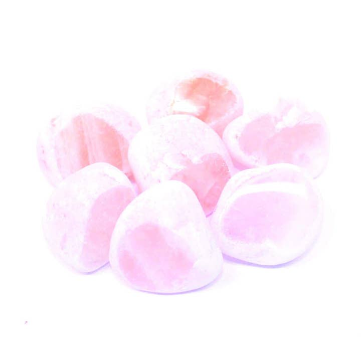 Rose Quartz Dragons Egg for wholesale by The Psychic Tree