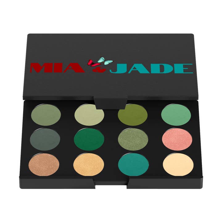 Palette de fards à paupières Earthly Elegance pour la vente par Mia & Jade Luxe Beauty