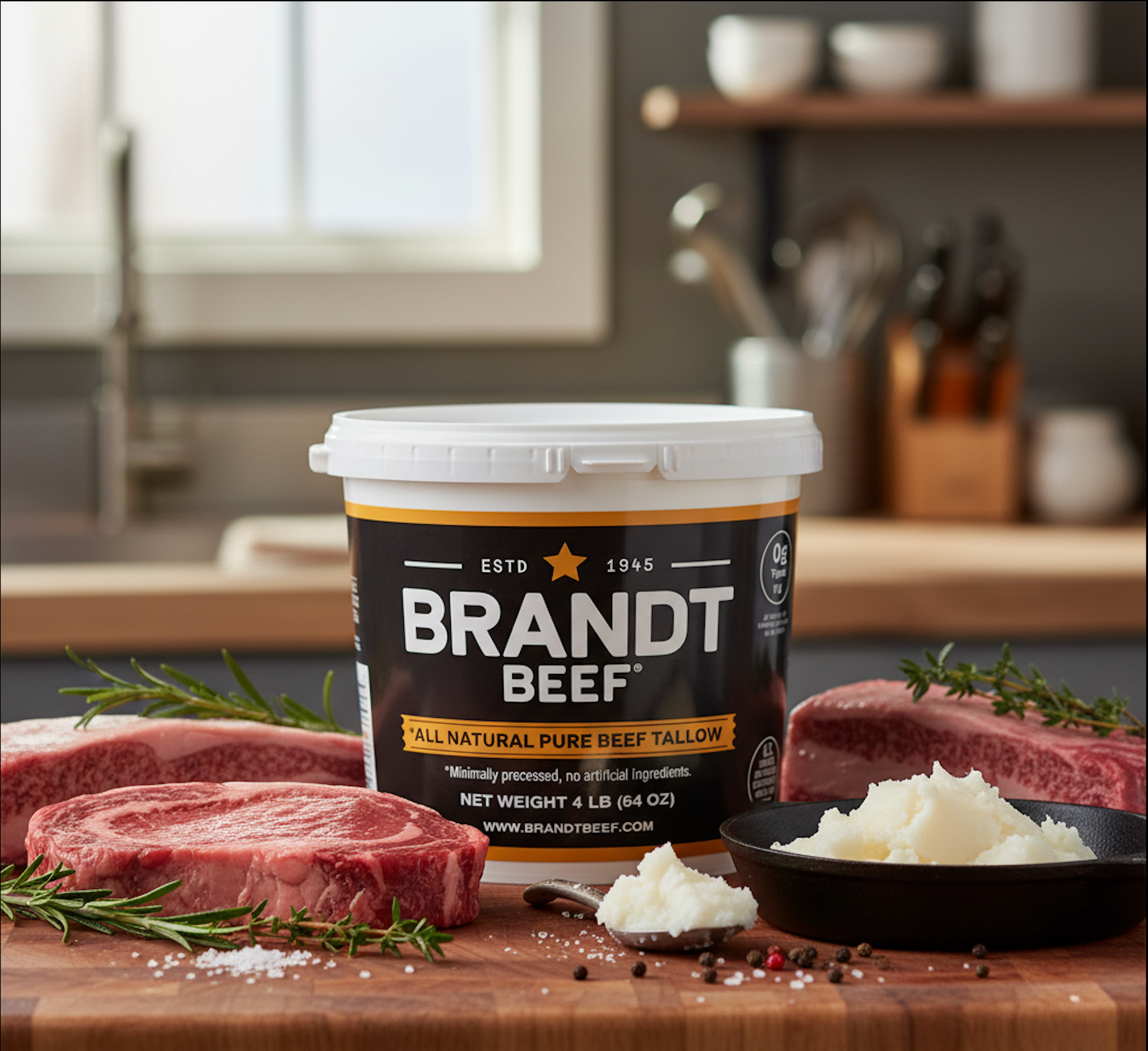 Brandt Beef - Wholesale Cooking Oil - Brandt Beef Tallow - 64oz - 100% Pure Beef Tallow9