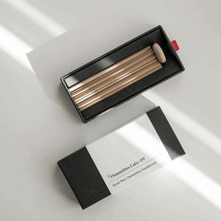 Le Rouge Life Inc. - Wholesale Incense - Osmanthus Latte 09 - Osmanthus & Sandalwood - 100% Natural I1