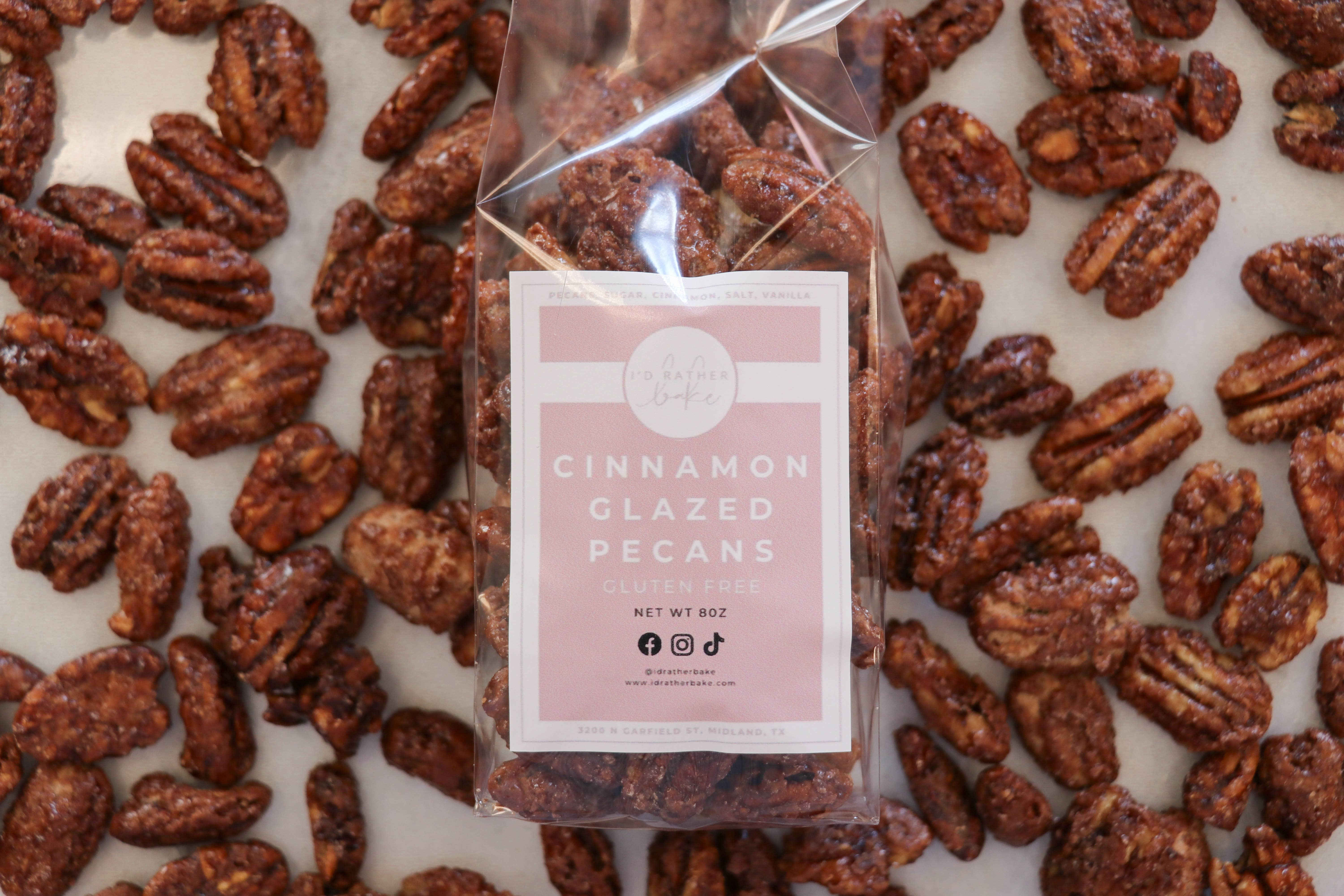 I’d Rather Bake - Wholesale Nuts - Cinnamon Glazed Pecans1