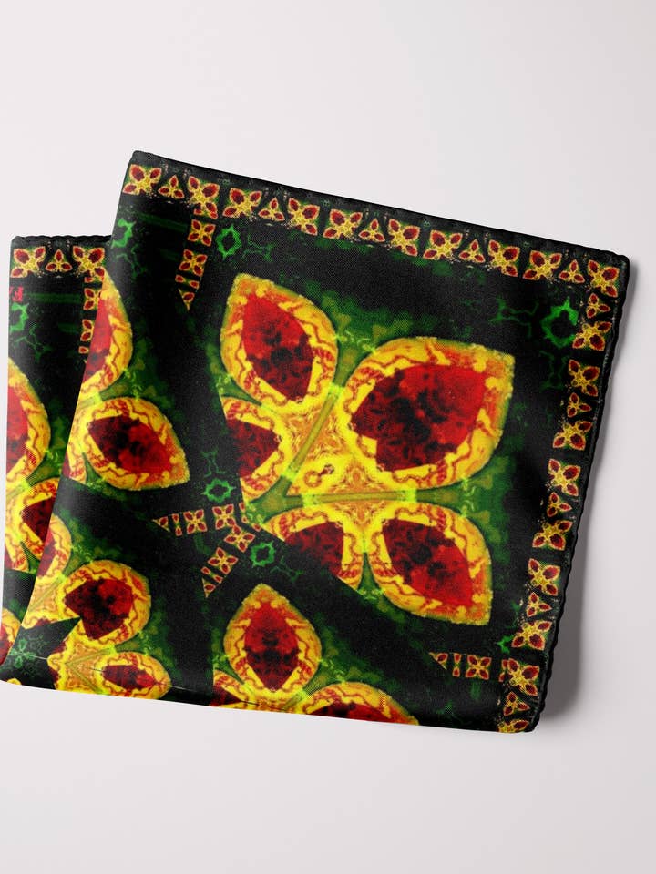 Silk Pocket Square for wholesale by FAD Fashion Art Design