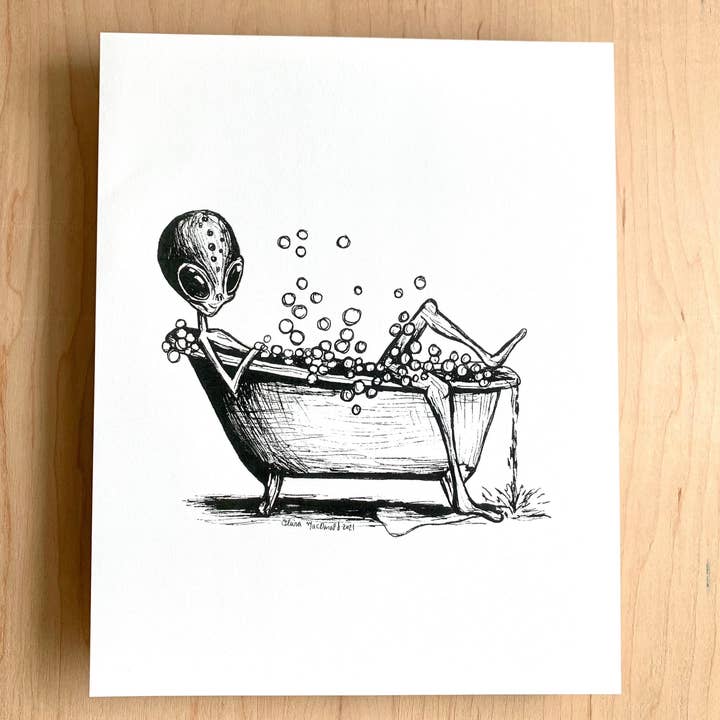 Bubblebath Alien for engroshandel hos Ink By Olivia