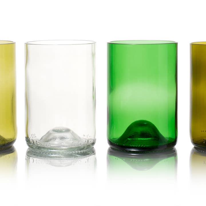 Rebottled - Wholesale Drinking Glass/Cup - Tumbler 4-pack - Multicolour1
