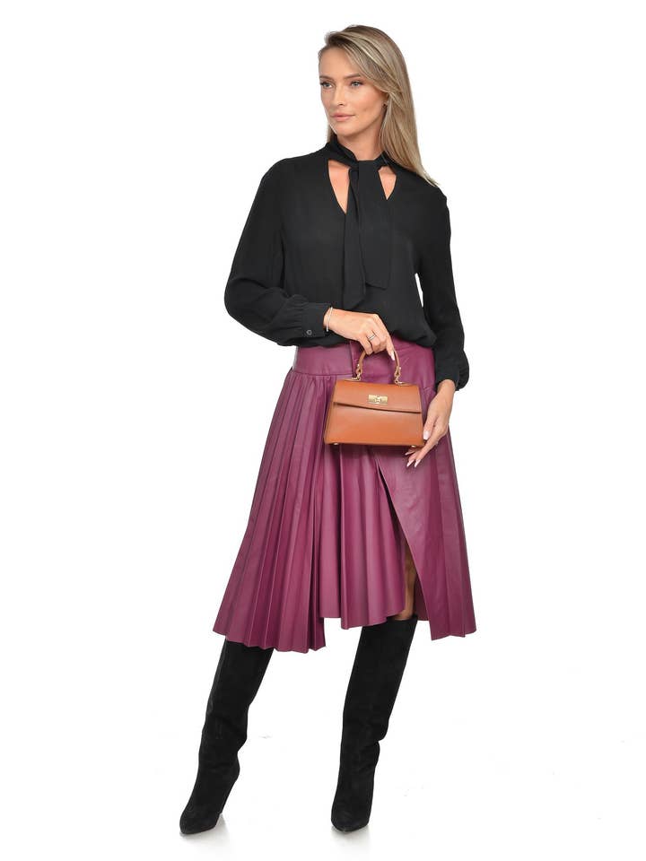 AW25 LV 131 CONHAQUE por atacado de Luisa Vannini