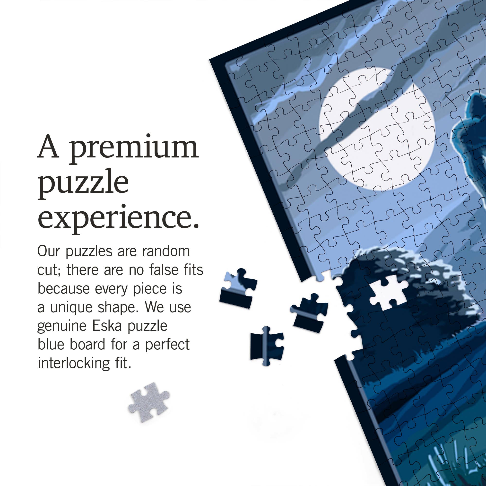 Lantern Press - Wholesale Puzzle - Adult - 1000 PIECE PUZZLE Oregon Bigfoot Country3