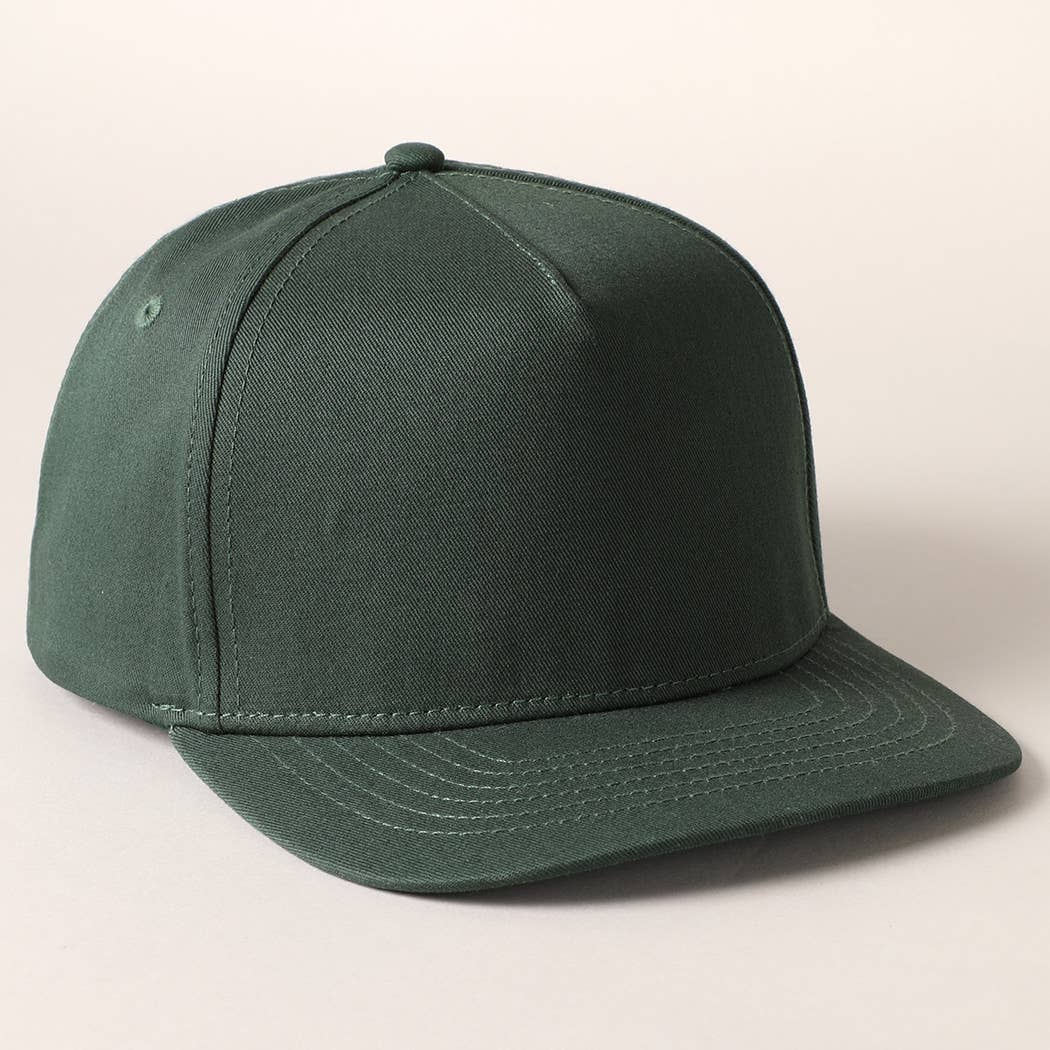 Fashion City - Wholesale Baseball Cap - Unisex - Solid Colored Cotton 5 Panel Baseball Cap14