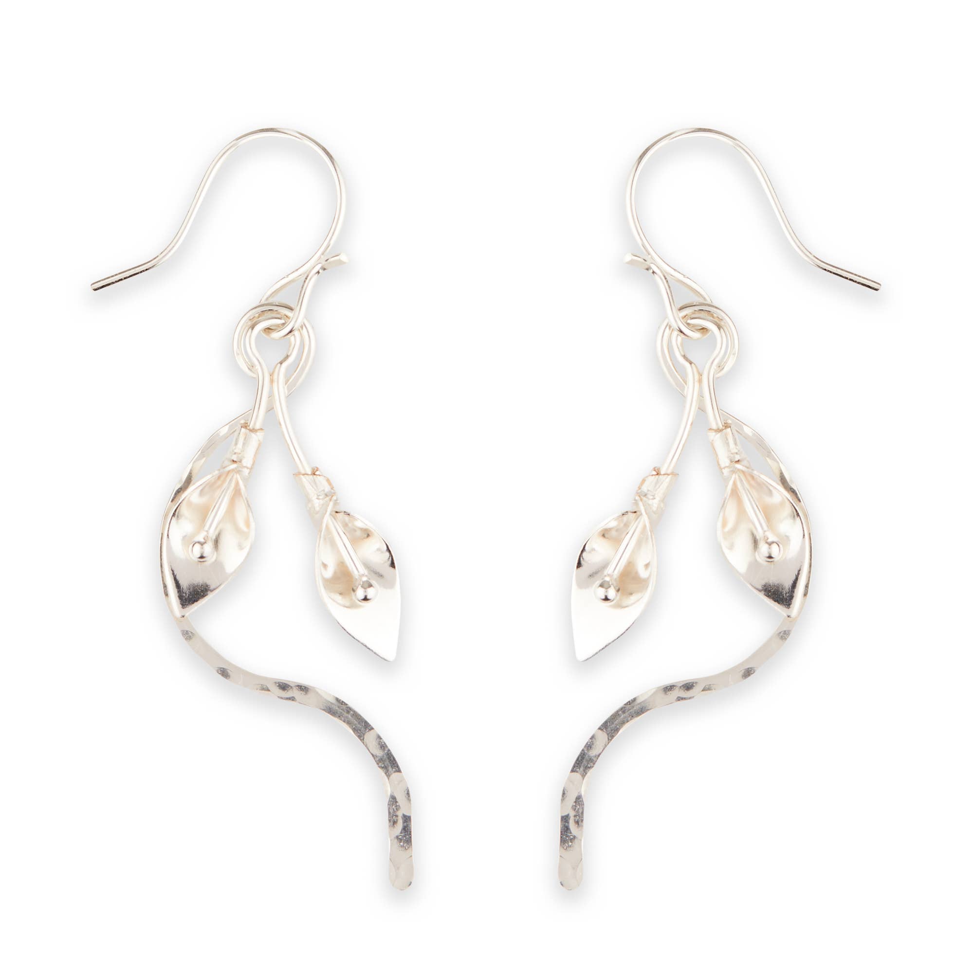 Mark Steel Jewelry - Wholesale Dangle Earrings - Calla Lily Stem Dangle Earring 1