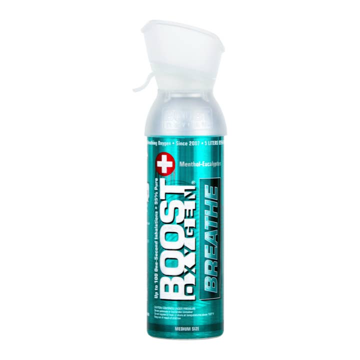 Boost Oxygen - Wholesale First Aid Kit - Boost Oxygen Medium Breathe Menthol-Eucalyptus 5L Canister