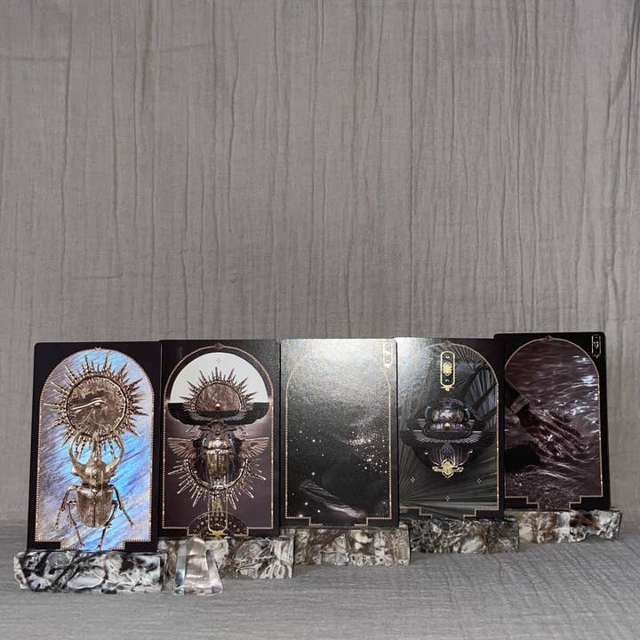 LevietateCo – wholesale Tarot cards – The Emerald Papyrus Tarot Card | Egyptian Symbology & Lore6