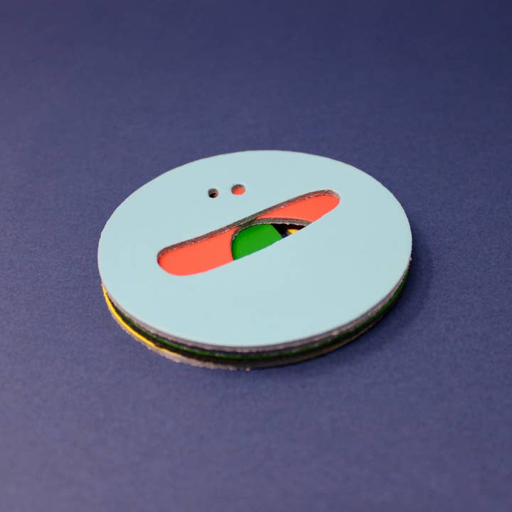 Ark Colour Design - Wholesale Coasters - Funny Like You - Set of 4 Leather Coasters