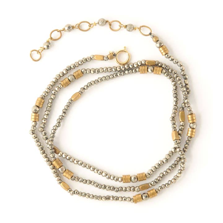 Gemstone Beaded Wrap or Necklace for wholesale by The Didi Jewelry Project