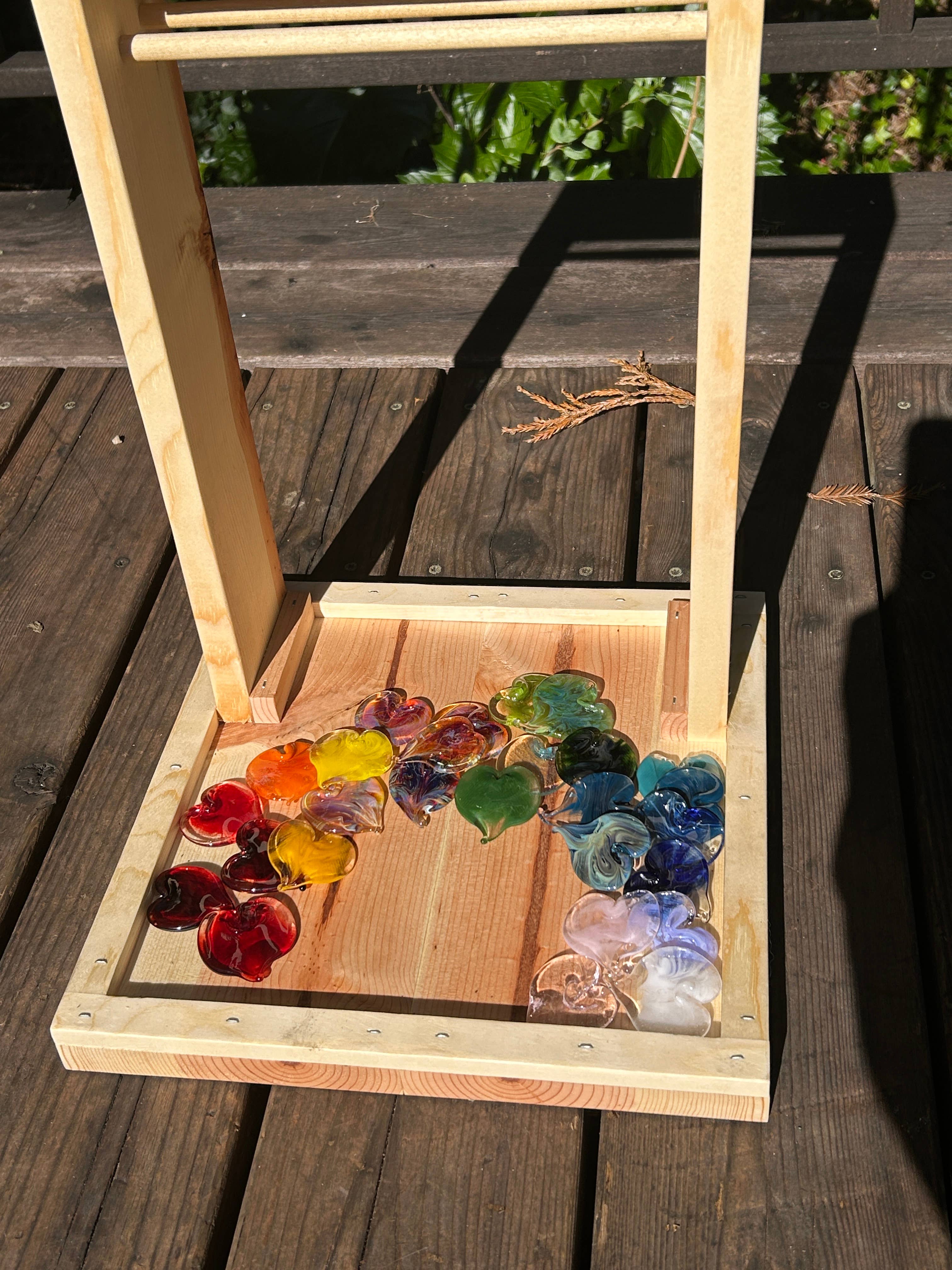 Terrapin Glass Gardens - Vente Décorations de table - Cœurs en verre sculptés à la main fabriqués aux États-Unis15