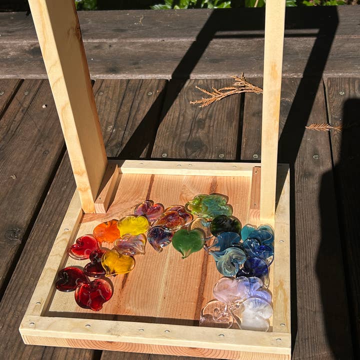 Terrapin Glass Gardens - Vente Décorations de table - Cœurs en verre sculptés à la main fabriqués aux États-Unis15