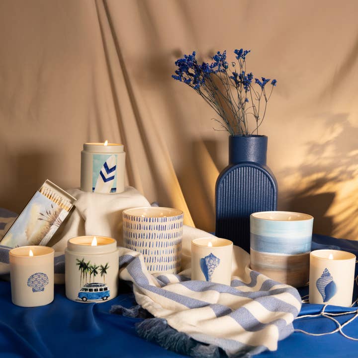 ROAM Homegrown - Wholesale Novelty Candle - Coastal Travel Candle in Santal Coconut