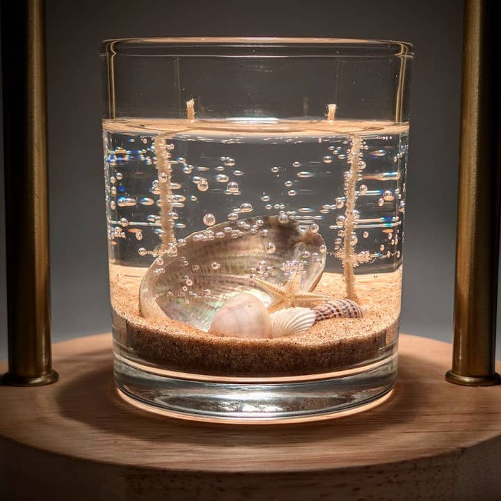 Mother of Pearl Treasure Gel Candle – Ocean Collection for wholesale by Devonian Coast