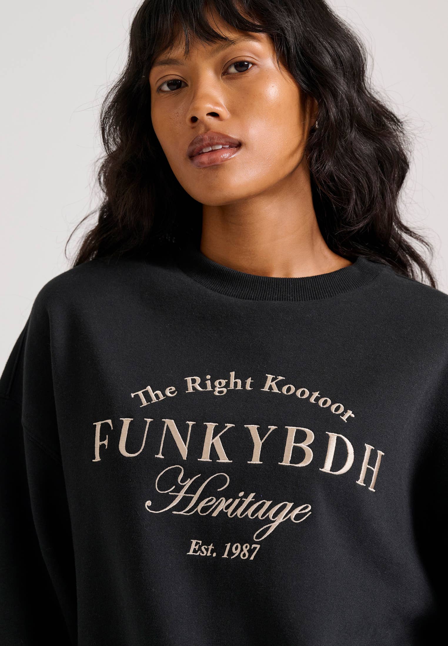 Funky Buddha - Wholesale Sweatshirt - Women's - Ladies Crew Neck Sweater2