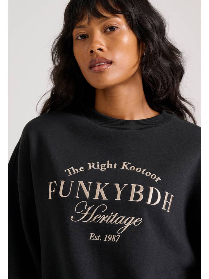 Funky Buddha - Wholesale Sweatshirt - Women's - Ladies Crew Neck Sweater2